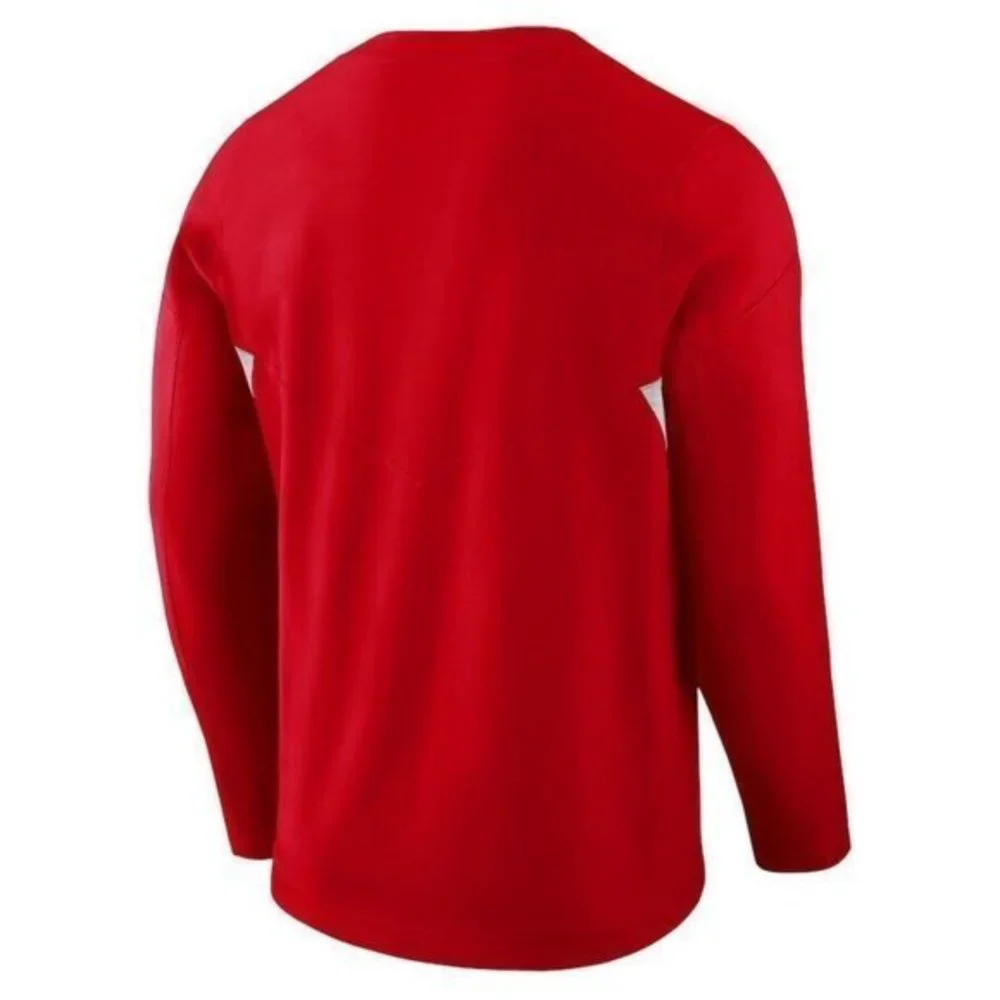 Nike Boston Red Sox Performance Pullover Windshirt Men's Size‎ L Red Gray